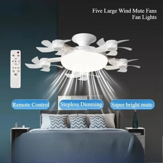 Ventilador Silencioso con Luz LED