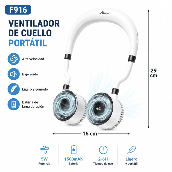 Ventilador Portátil de Cuello
