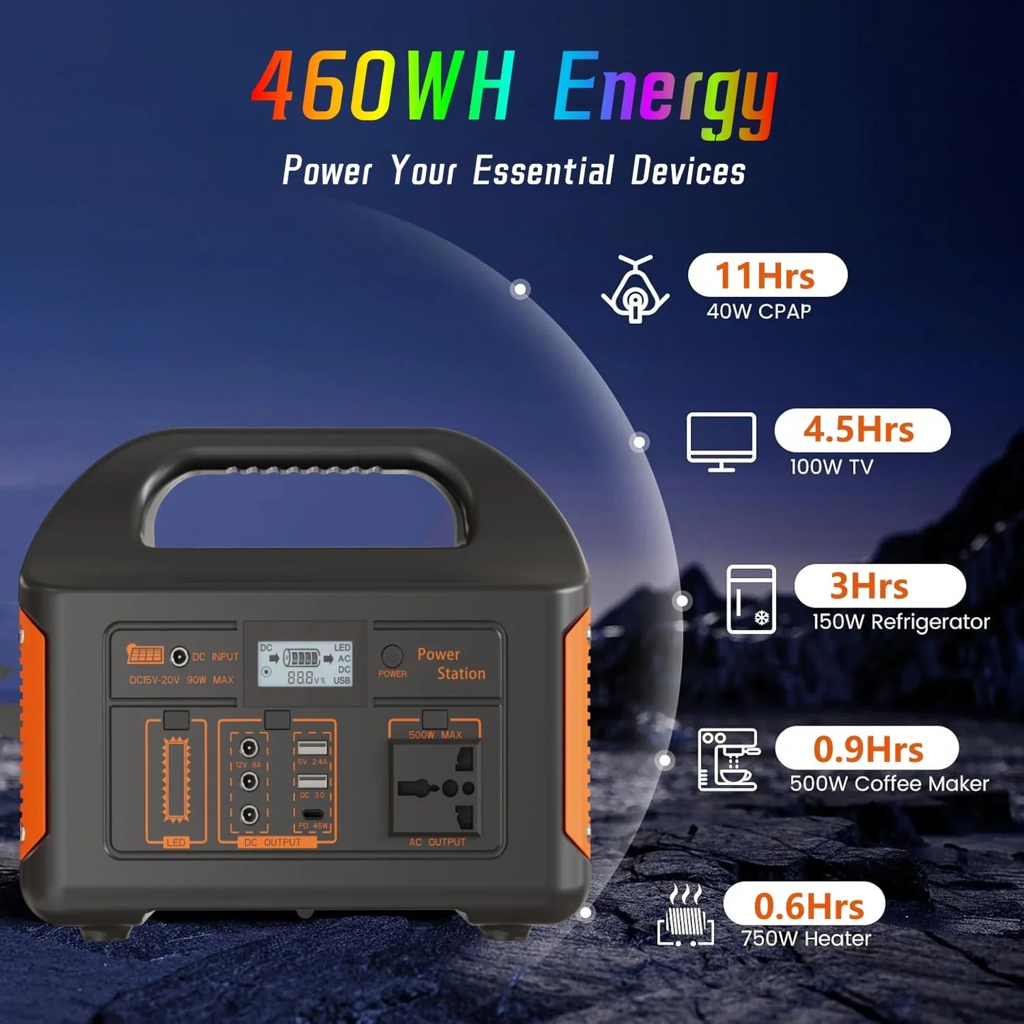 Generador Solar Portátil Poderoso